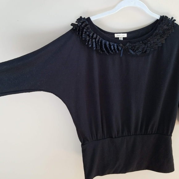 Silence and Noise Black Ribbon Top - Picture 8 of 9